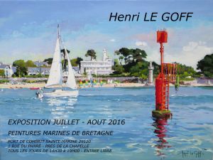Henri LE GOFF expose ses peintures marines de Bretagne 