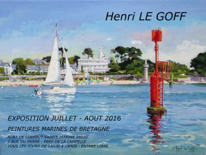 Henri LE GOFF expose ses peintures marines de Bretagne Henri LE GOFF expose ses peintures marines de Bretagne